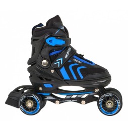 4in1 Kids Skates, Rollerblades, Ice Skates Blue