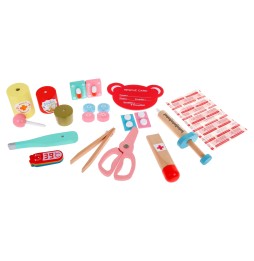 Wooden Doctor Set for Kids 3+ with Accessories