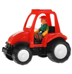 Ferma veselă pentru copii 3+ figurine cu grajd și tractor