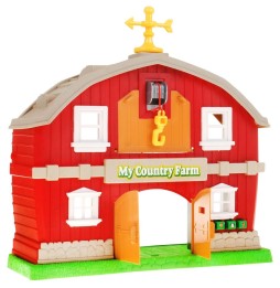 Happy Farm Set for Kids 3+ with Barn and Tractor