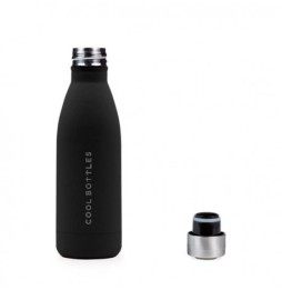 Sticlă termică 350 ml mono negru - Cool Bottles