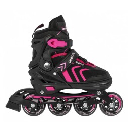 4-in-1 Kids Roller and Ice Skates Size 34-38 Pink