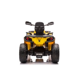 Can Am Outlander ATV Yellow with MP3 and Bluetooth