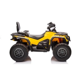 Quad Can Am Outlander ATV galben MP3 Bluetooth