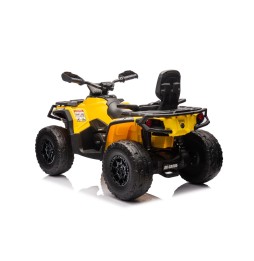 Can Am Outlander ATV Yellow with MP3 and Bluetooth