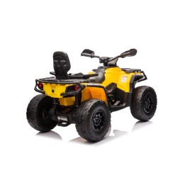 Quad Can Am Outlander ATV galben MP3 Bluetooth