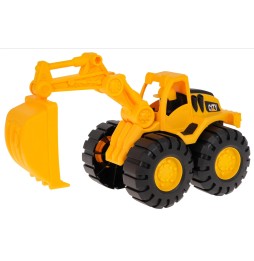 Set excavator + cască pentru copii