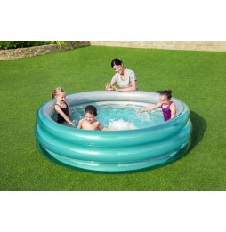 Large Kids' Pool 6+ BESTWAY 201x53 with Repair Patch