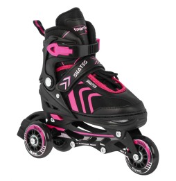 4-in-1 Kids Roller and Ice Skates Size 34-38 Pink