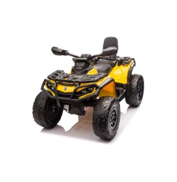 Can Am Outlander ATV Yellow with MP3 and Bluetooth