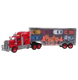 Truck garage with cars for kids - toy set