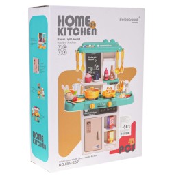 Blue Kitchen Playset with Lights