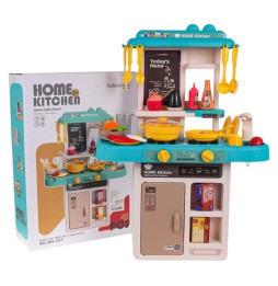 Blue Kitchen Playset with Lights