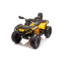 Can Am Outlander ATV Yellow with MP3 and Bluetooth