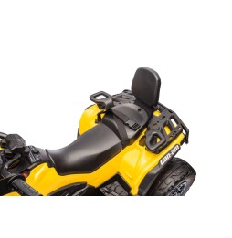 Can Am Outlander ATV Yellow with MP3 and Bluetooth