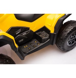 Can Am Outlander ATV Yellow with MP3 and Bluetooth