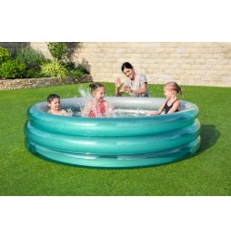 Large Kids' Pool 6+ BESTWAY 201x53 with Repair Patch