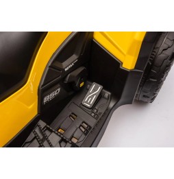 Can Am Outlander ATV Yellow with MP3 and Bluetooth