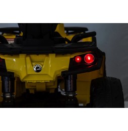 Can Am Outlander ATV Yellow with MP3 and Bluetooth