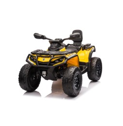 Can Am Outlander ATV Yellow with MP3 and Bluetooth