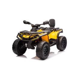 Quad Can Am Outlander ATV galben MP3 Bluetooth