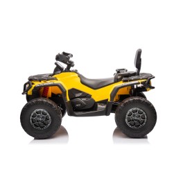 Can Am Outlander ATV Yellow with MP3 and Bluetooth