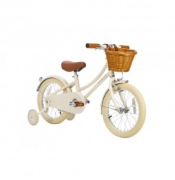 Banwood bicicletă classic crem pentru copii 4-7 ani