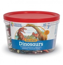 60-Piece Dinosaur Figures Set from Learning Resources