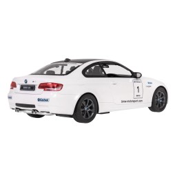 Bmw m3 alb rastar model 1:14 controlat de la distanță