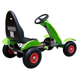 Gokart Racing XL pentru copii 3+ cu roți umflate