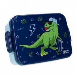 Dino T-Rex Navy Pret Lunch Box for Kids