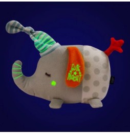 Elephant Plush Toy and Night Light for Kids