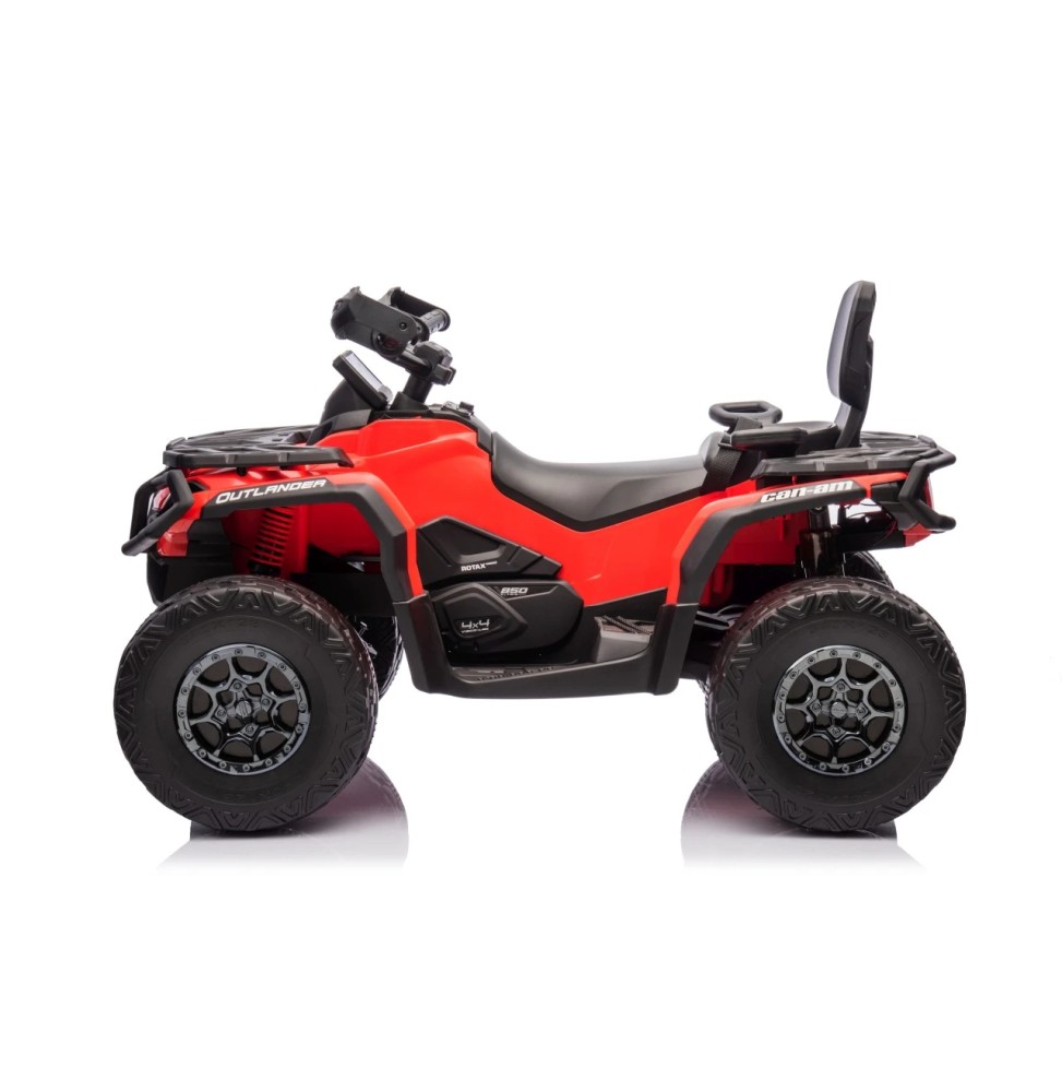 Quad can am outlander atv czerwony - nowoczesny quad dla dzieci i dorosłych