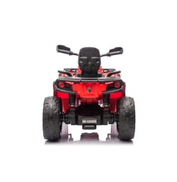 Quad can am outlander atv czerwony - nowoczesny quad dla dzieci i dorosłych