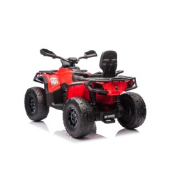 Quad can am outlander atv czerwony - nowoczesny quad dla dzieci i dorosłych