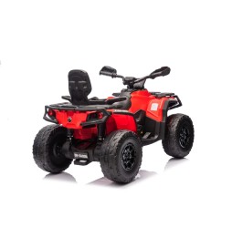 Quad can am outlander atv czerwony - nowoczesny quad dla dzieci i dorosłych