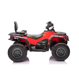 Quad can am outlander atv czerwony - nowoczesny quad dla dzieci i dorosłych