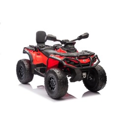 Quad can am outlander atv czerwony - nowoczesny quad dla dzieci i dorosłych