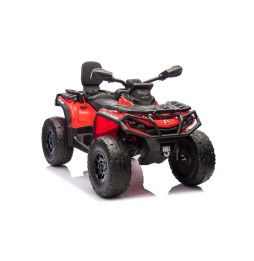 Quad can am outlander atv czerwony - nowoczesny quad dla dzieci i dorosłych