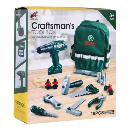 Large DIY Tool Set for Kids 3+ with Drill