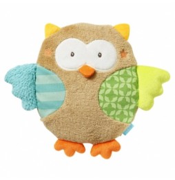 Cherry Stone Owl Hot Water Bottle, Sleepy Forest