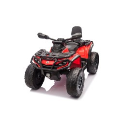 Quad can am outlander atv czerwony - nowoczesny quad dla dzieci i dorosłych