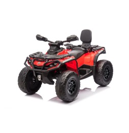 Quad can am outlander atv czerwony - nowoczesny quad dla dzieci i dorosłych