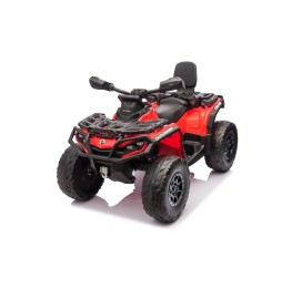 Quad can am outlander atv czerwony - nowoczesny quad dla dzieci i dorosłych