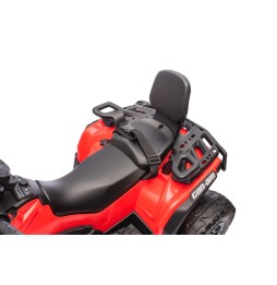 Quad can am outlander atv czerwony - nowoczesny quad dla dzieci i dorosłych