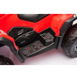 Quad can am outlander atv czerwony - nowoczesny quad dla dzieci i dorosłych