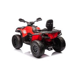 Quad can am outlander atv czerwony - nowoczesny quad dla dzieci i dorosłych