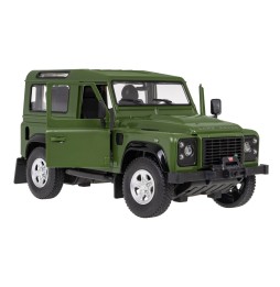 Zdalnie sterowany Land Rover Defender zielony Rastar 1:14