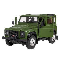 Zdalnie sterowany Land Rover Defender zielony Rastar 1:14