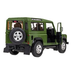 Zdalnie sterowany Land Rover Defender zielony Rastar 1:14